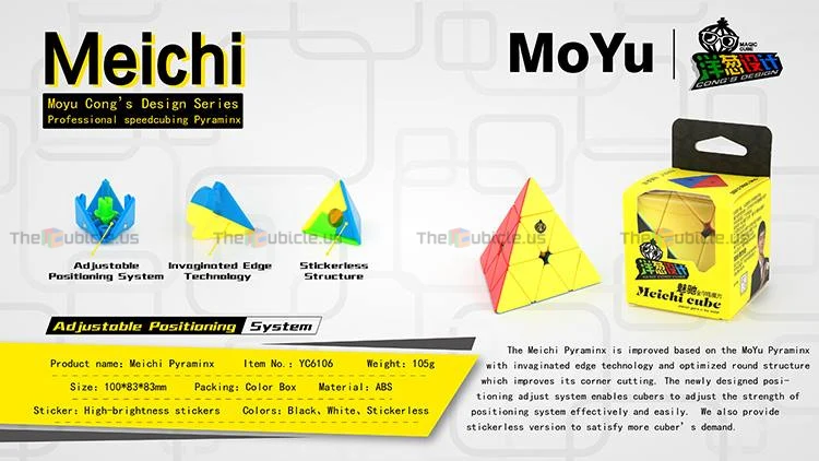 Cong's Design MeiChi Pyraminx - Image 5