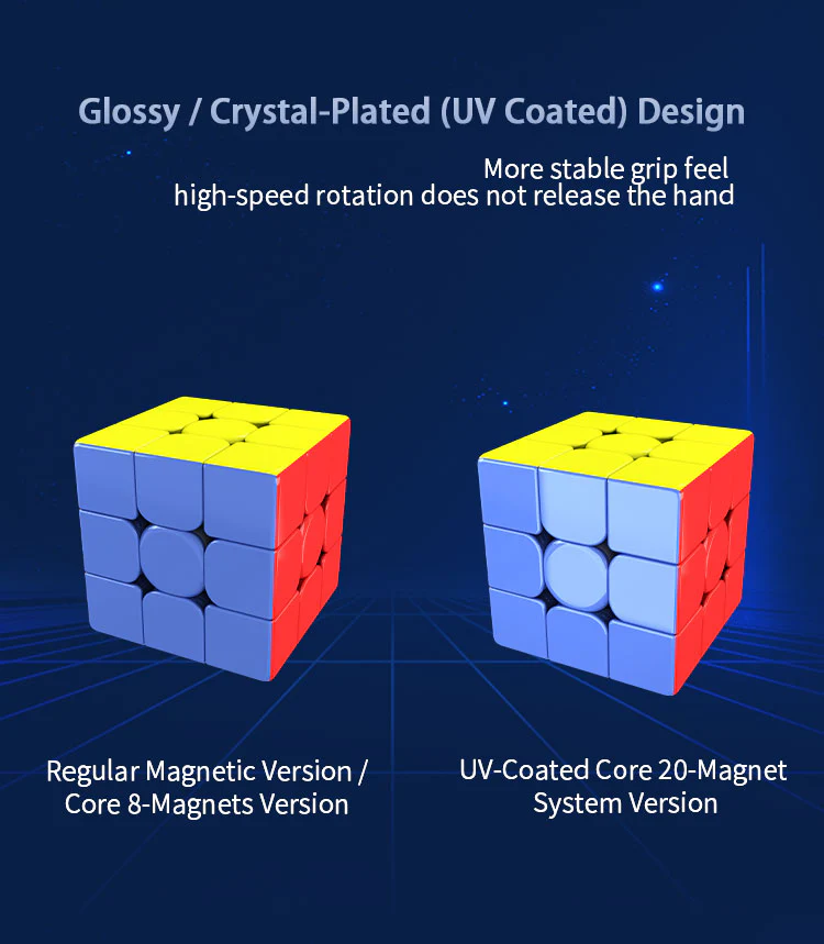 ESCube ES3 3x3 (Magnetic + 20-Magnet Ball-Core + UV Coated) - Image 12