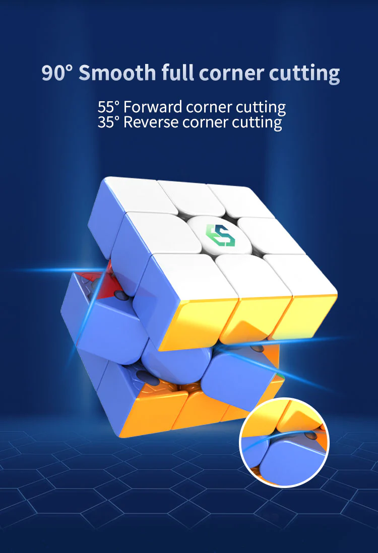 ESCube ES3 3x3 (Magnetic + 20-Magnet Ball-Core + UV Coated) - Image 8