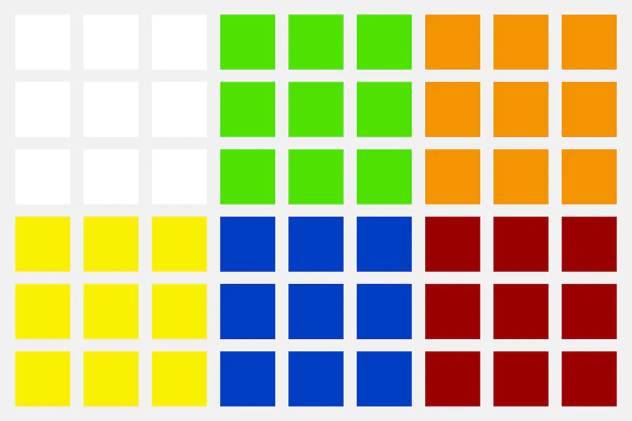 GAN 3x3 Sticker Set - Image 3