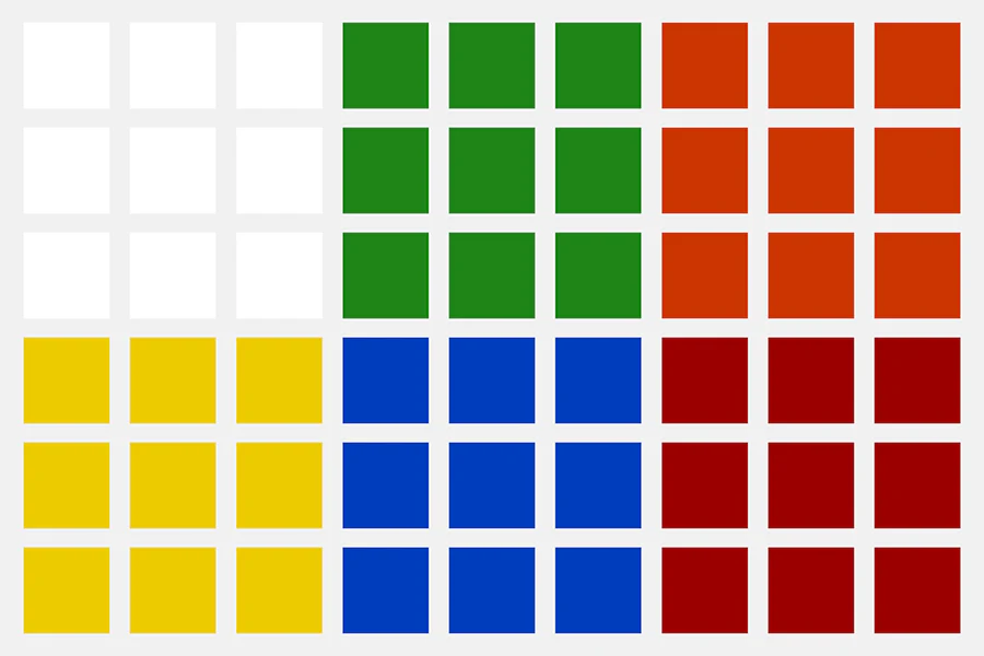 GAN 3x3 Sticker Set - Image 6