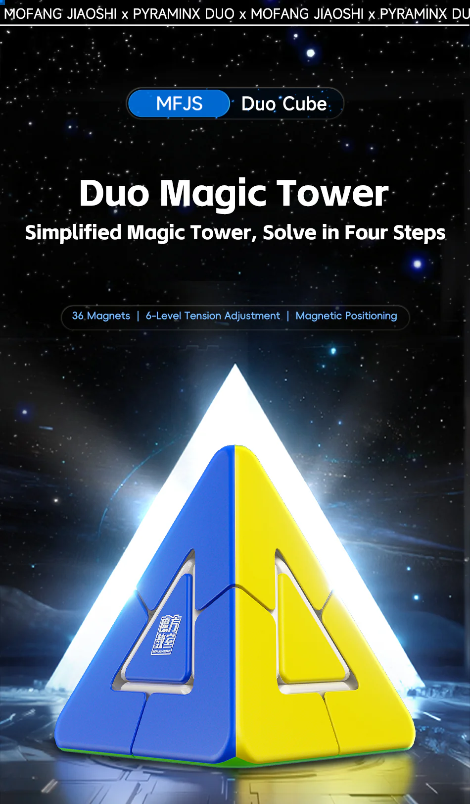 MFJS MeiLong Pyraminx Duo - Image 3
