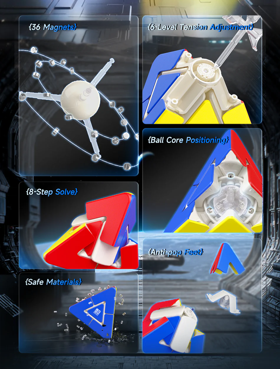 MFJS MeiLong Pyraminx Duo (Magnetic + Ball-Core) - Image 13