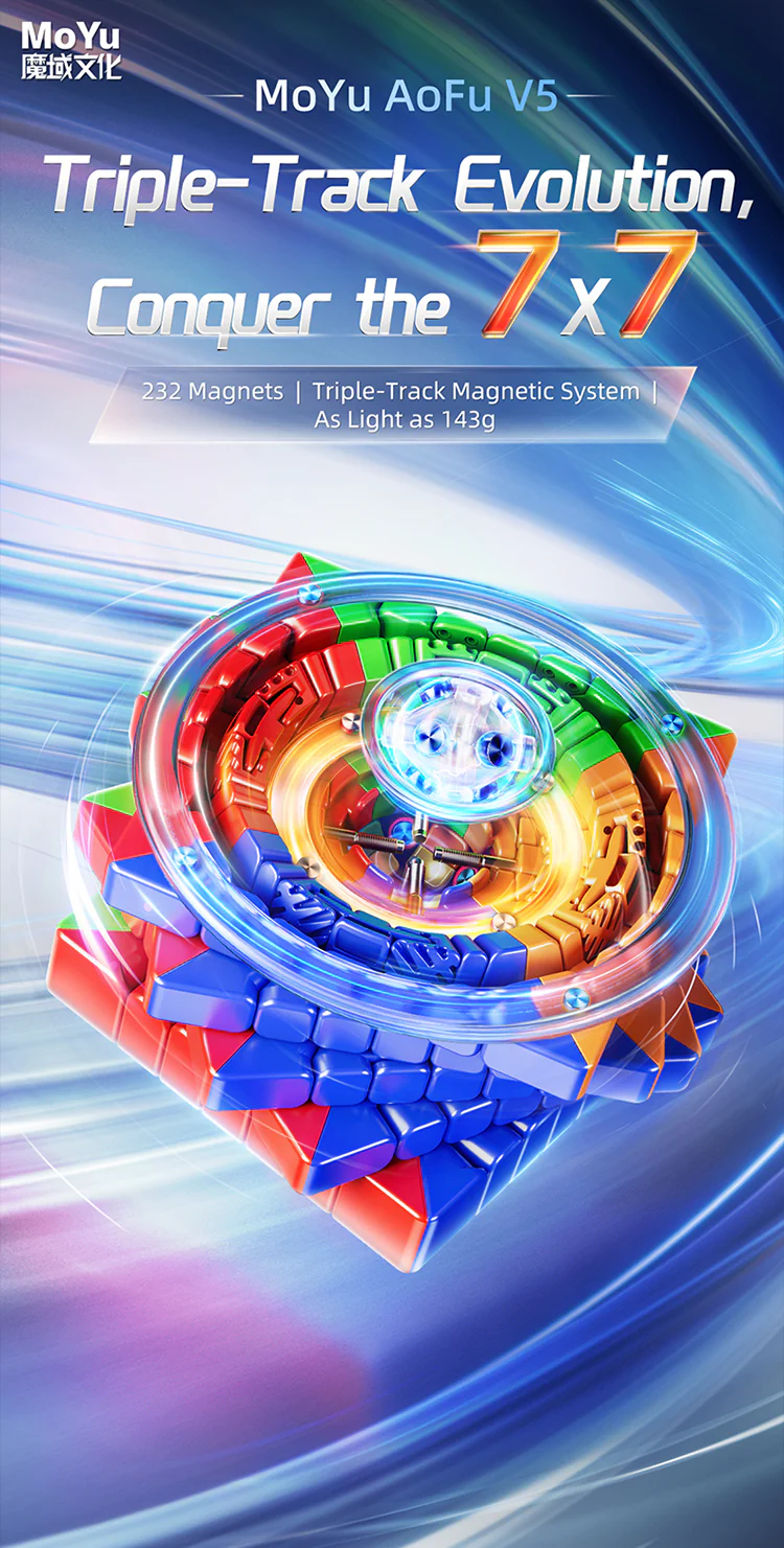 MoYu AoFu V5 7x7 (Single-Track Magnetic) - Image 5