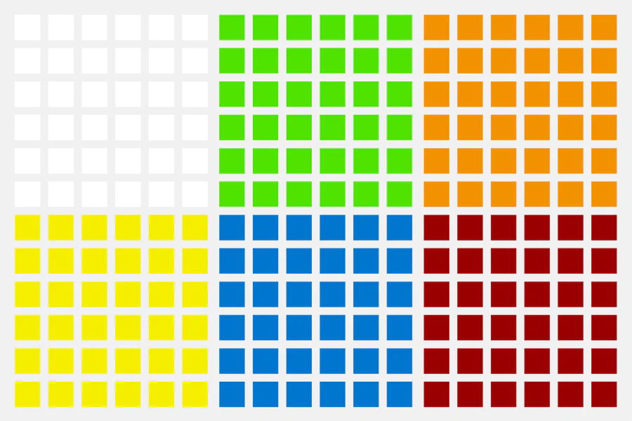 MoYu AoShi 6x6 GTS Sticker Set - Image 4