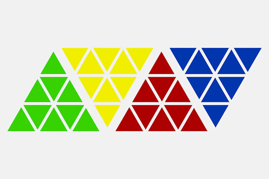 MoYu Magnetic Pyraminx Sticker Set - Image 2