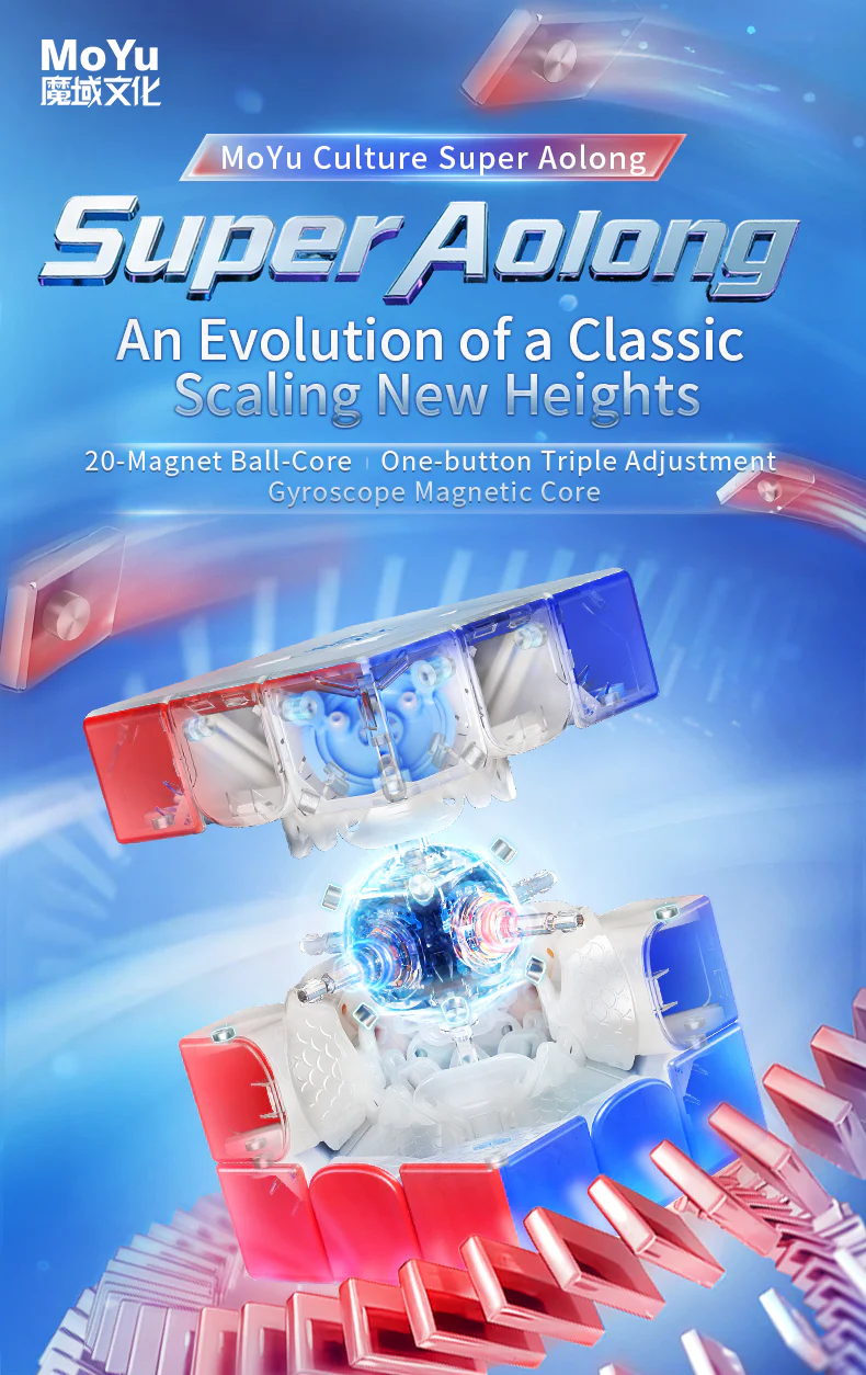 MoYu Super AoLong 3x3 (20-Magnet Ball-Core + MagLev) - Image 22