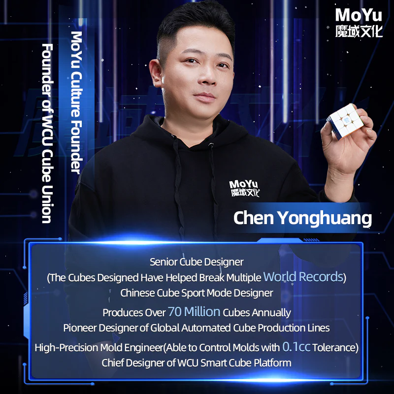 MoYu Super WeiLong 3x3 V2 AI (8-Magnet Ball-Core + MagLev + UV) - Image 9