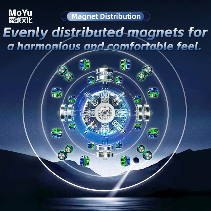 MoYu WeiLong V11 3x3 (Magnetic + UV) - Image 6