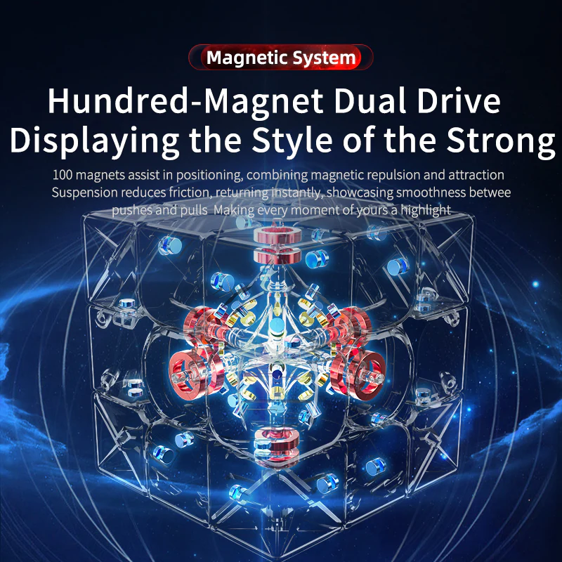 MoYu WeiLong WRM V10 3x3 (20-Magnet Ball-Core + UV) - Image 3