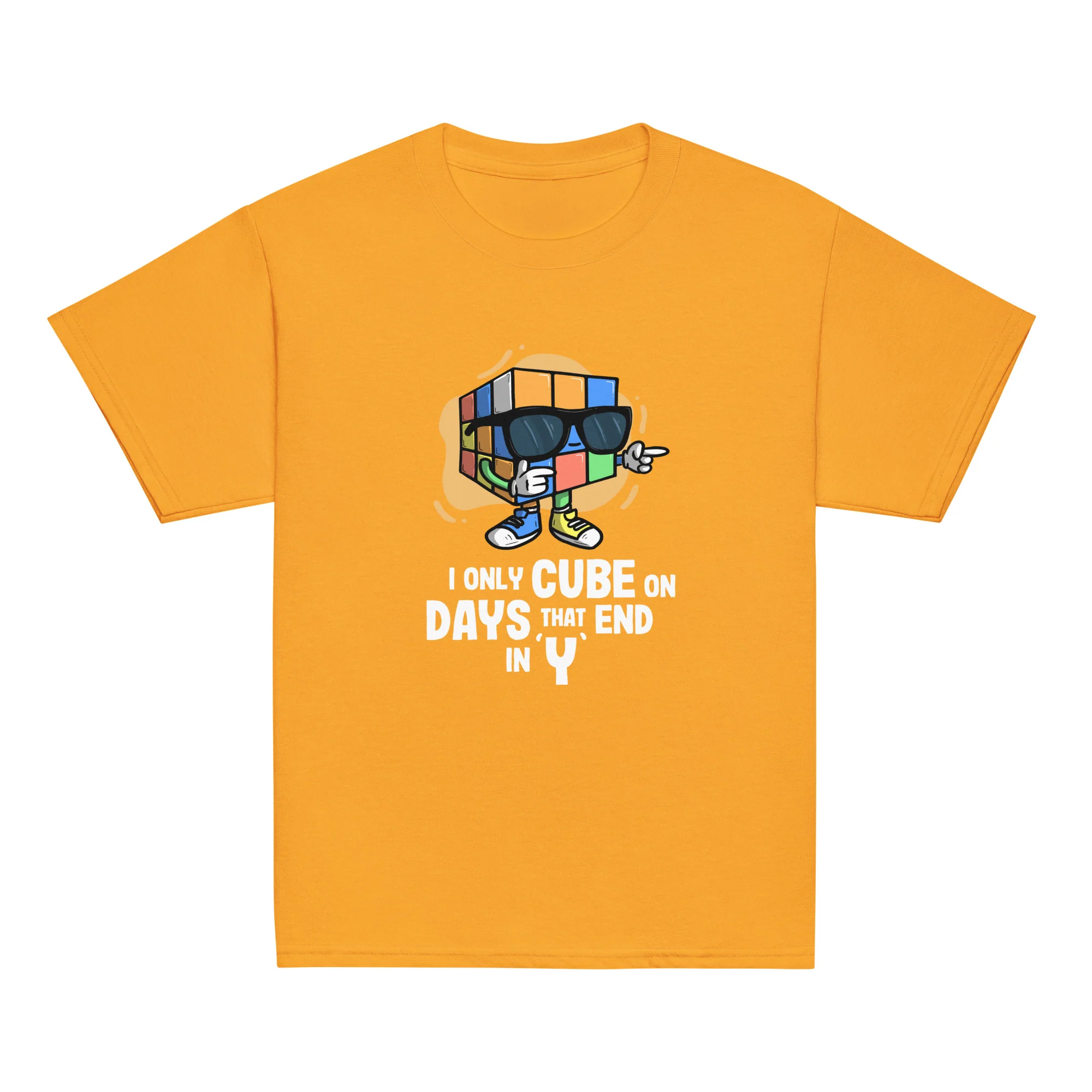 Only Cube On “Y” Days Youth T-Shirt (Puzzle Pals) - Image 4