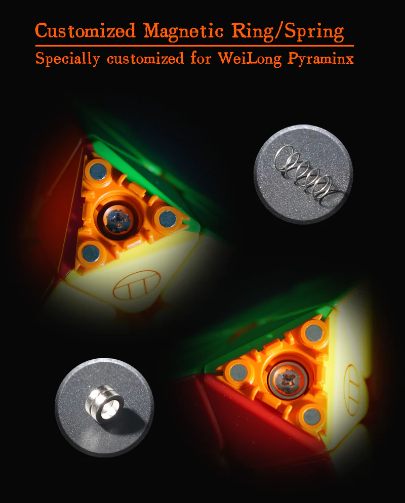 PiCube WeiLong Pyraminx SE (MagLev + UV) - Image 8