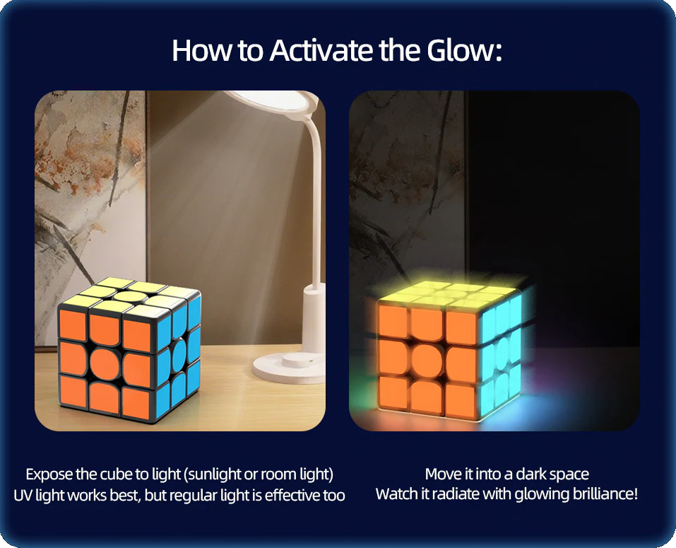 QiYi 2x2 (Glow in the Dark Stickers) - Image 2