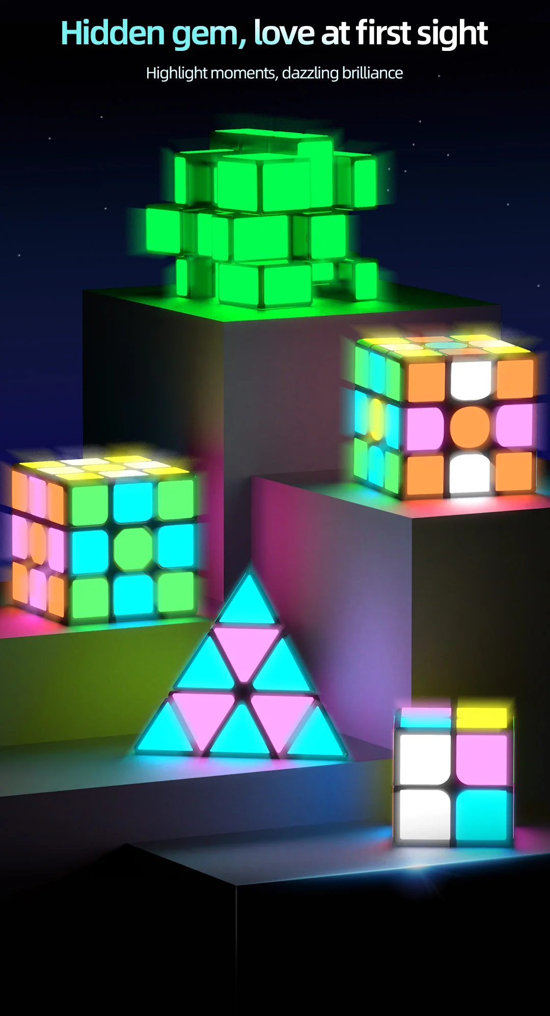 QiYi Magnetic 3x3 (Glow in the Dark Stickers) - Image 11