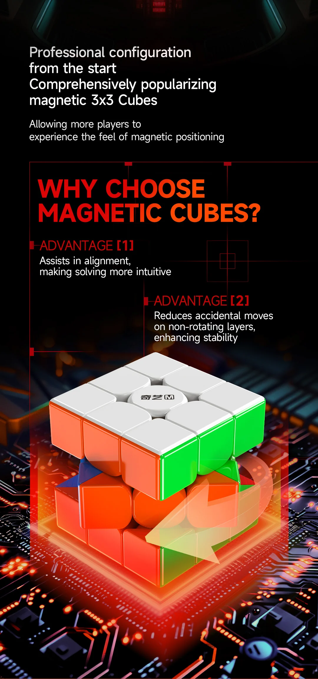 QiYi Warrior M 3x3 (Magnetic) - Image 5
