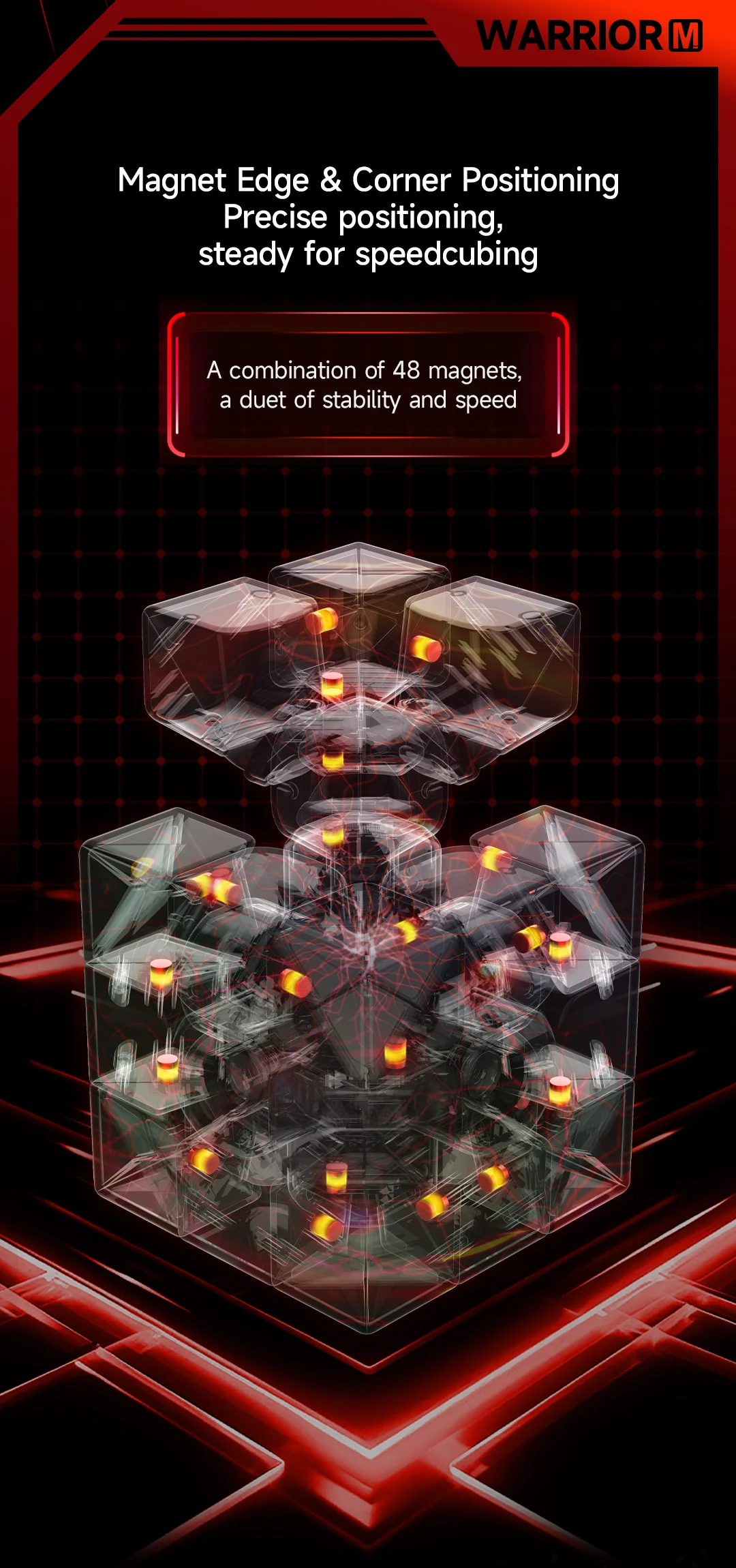 QiYi Warrior M 3x3 (Magnetic) - Image 7