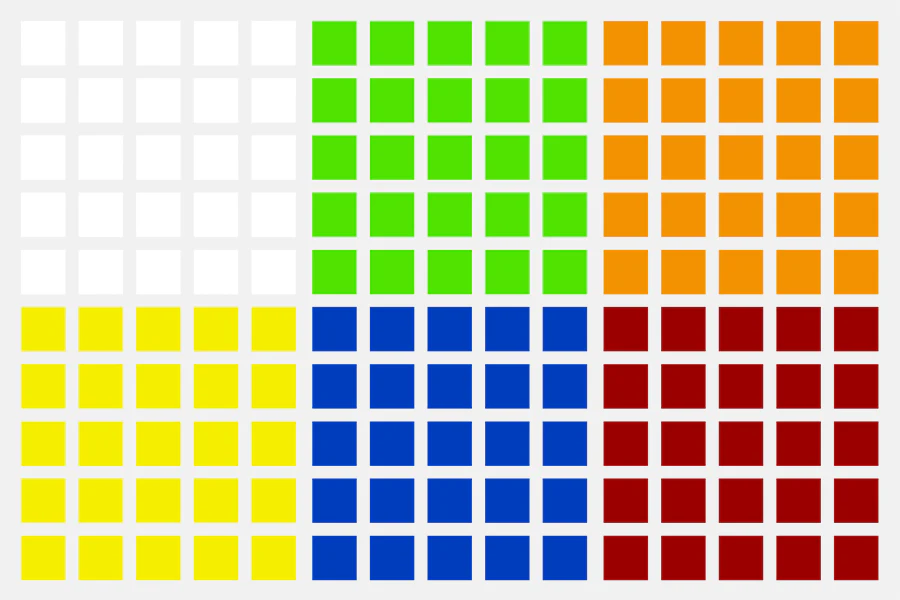 QiYi WuShuang 5x5 Sticker Set - Image 3