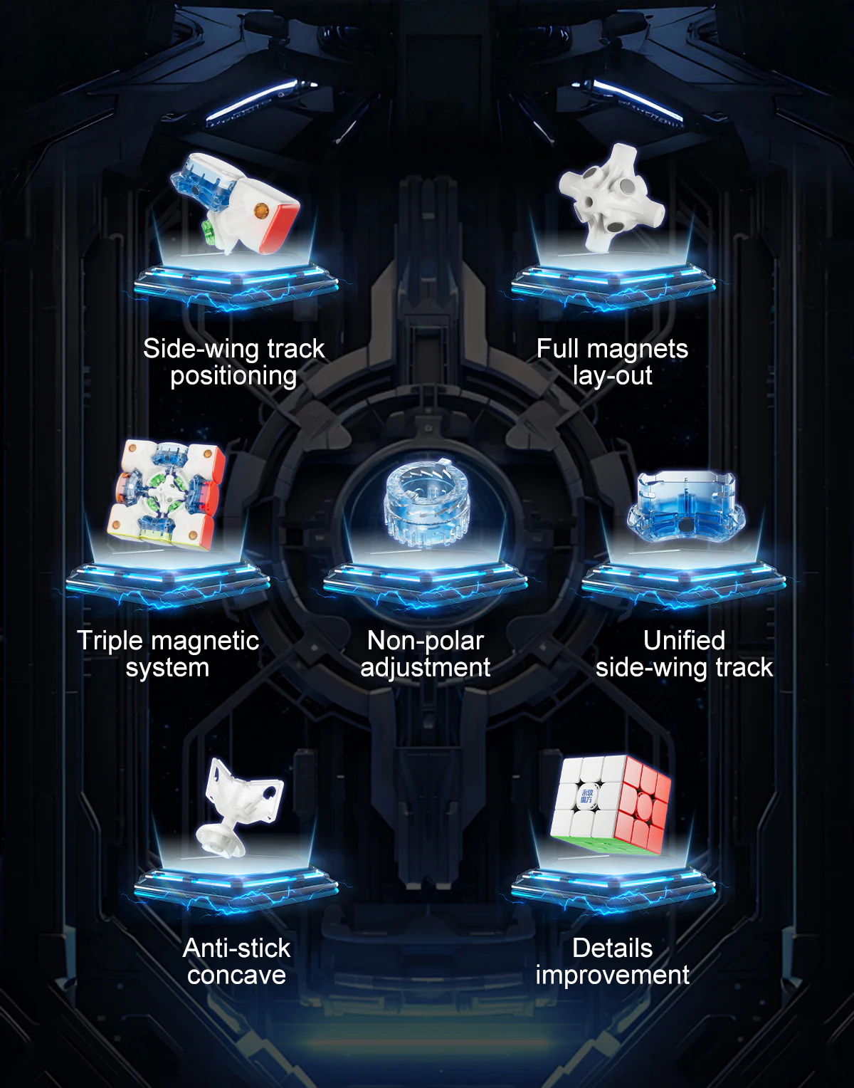 YJ Meta3 3x3 (8-Magnet Ball-Core + UV) - Image 12