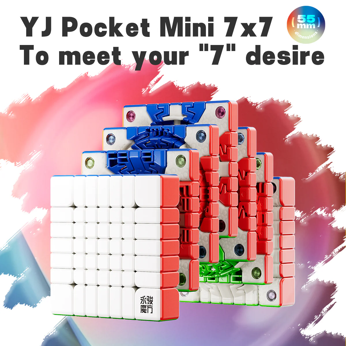 YJ Pocket Cube Mini 7x7 (55.5mm + Magnetic) - Image 3