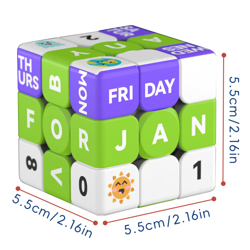 Ziina Calendar Cube 3x3 V3 - Image 8