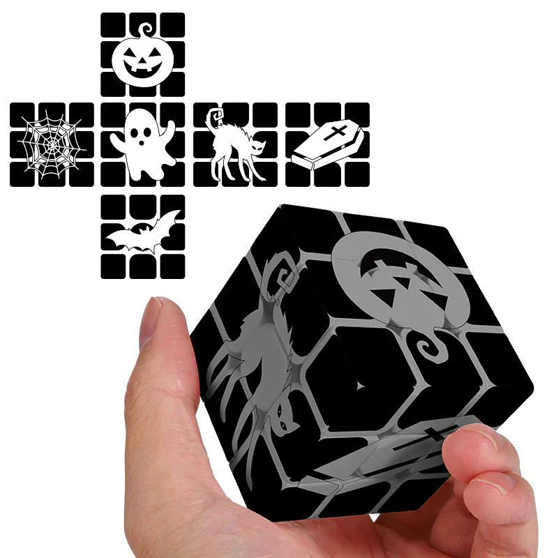 Ziina Halloween Cube 3x3 (Glow In the Dark) - Image 11