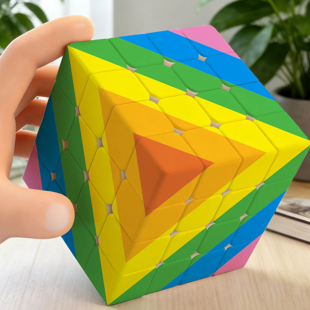 Ziina Rainbow Cube 4x4 (6-Color) - Image 5