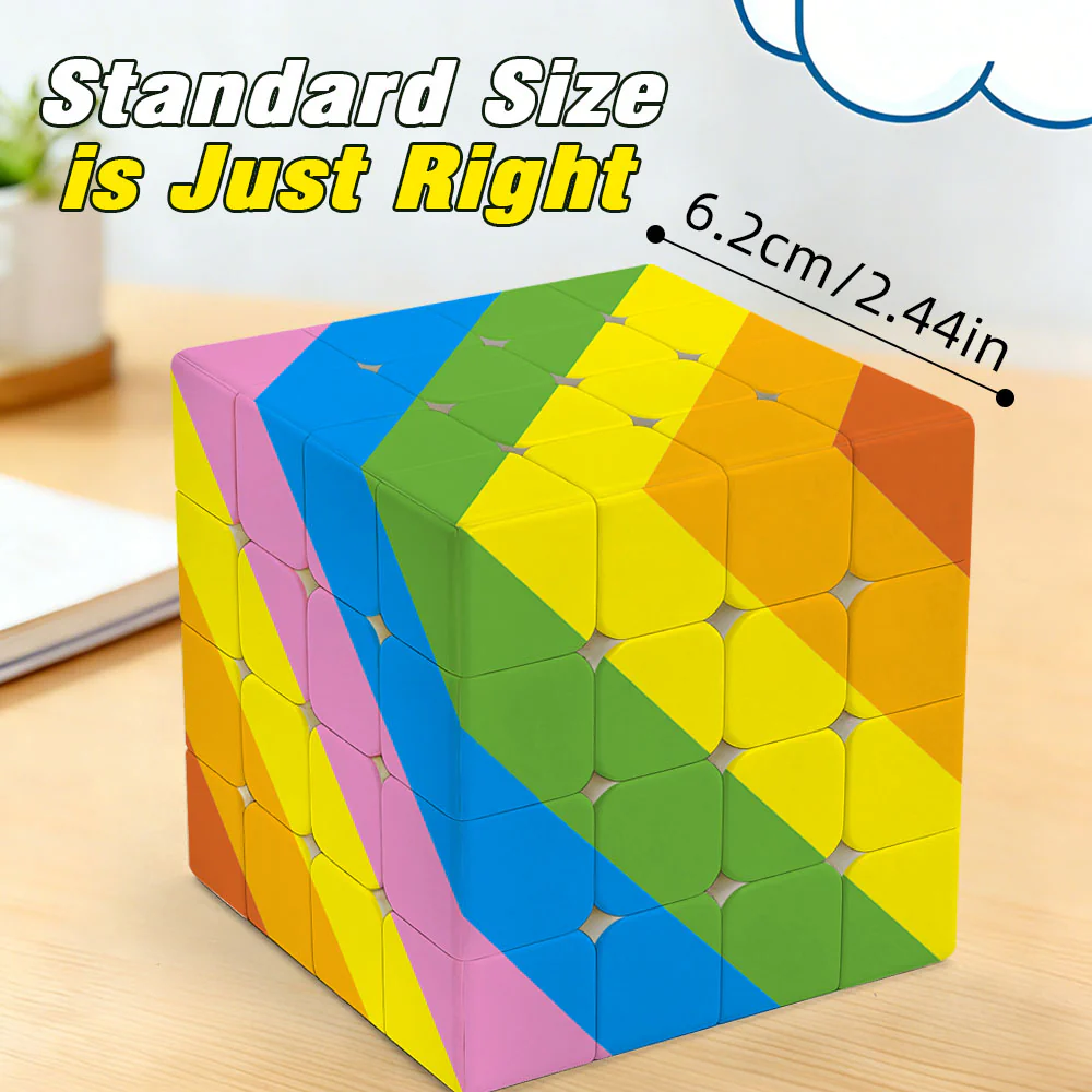 Ziina Rainbow Cube 4x4 (6-Color) - Image 6